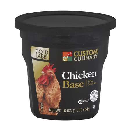 GOLD LABEL Gold Label Added Low Sodium Chicken Base Paste 1lbs Tub, PK6 01441EGLD